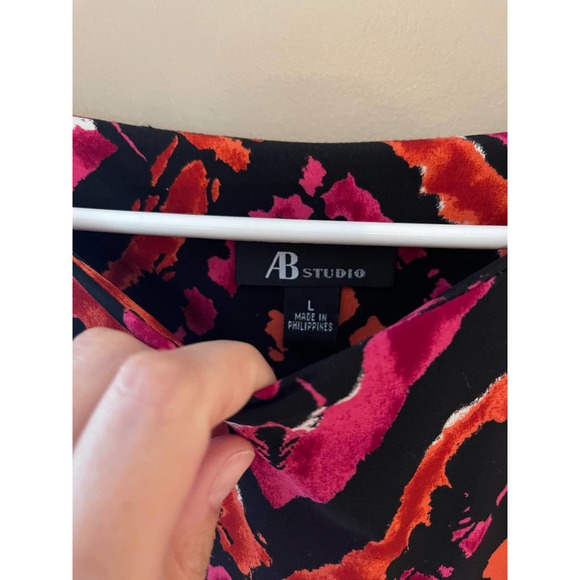 AB Studio Women’s Geometric Sleeveless Sheath Dress Size‎ Large - Picture 4 of 6